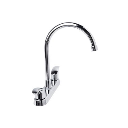 Mezcladora Para Fregadero 9333 Con Manerales de Palanca Cromo