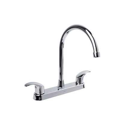 Mezcladora Para Fregadero 9333 Con Manerales de Palanca Cromo