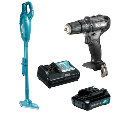 Combo Rotomartillo Hp333dxx3b Y Aspiradora Cl108fdz