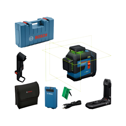 Nivel Láser Verde GLL 80-33 G Con 3 Líneas 360° + Batería 3.7V