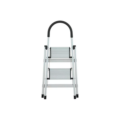 Escalerita De Aluminio Tipo Tijera 2 Peldaños Cuprum