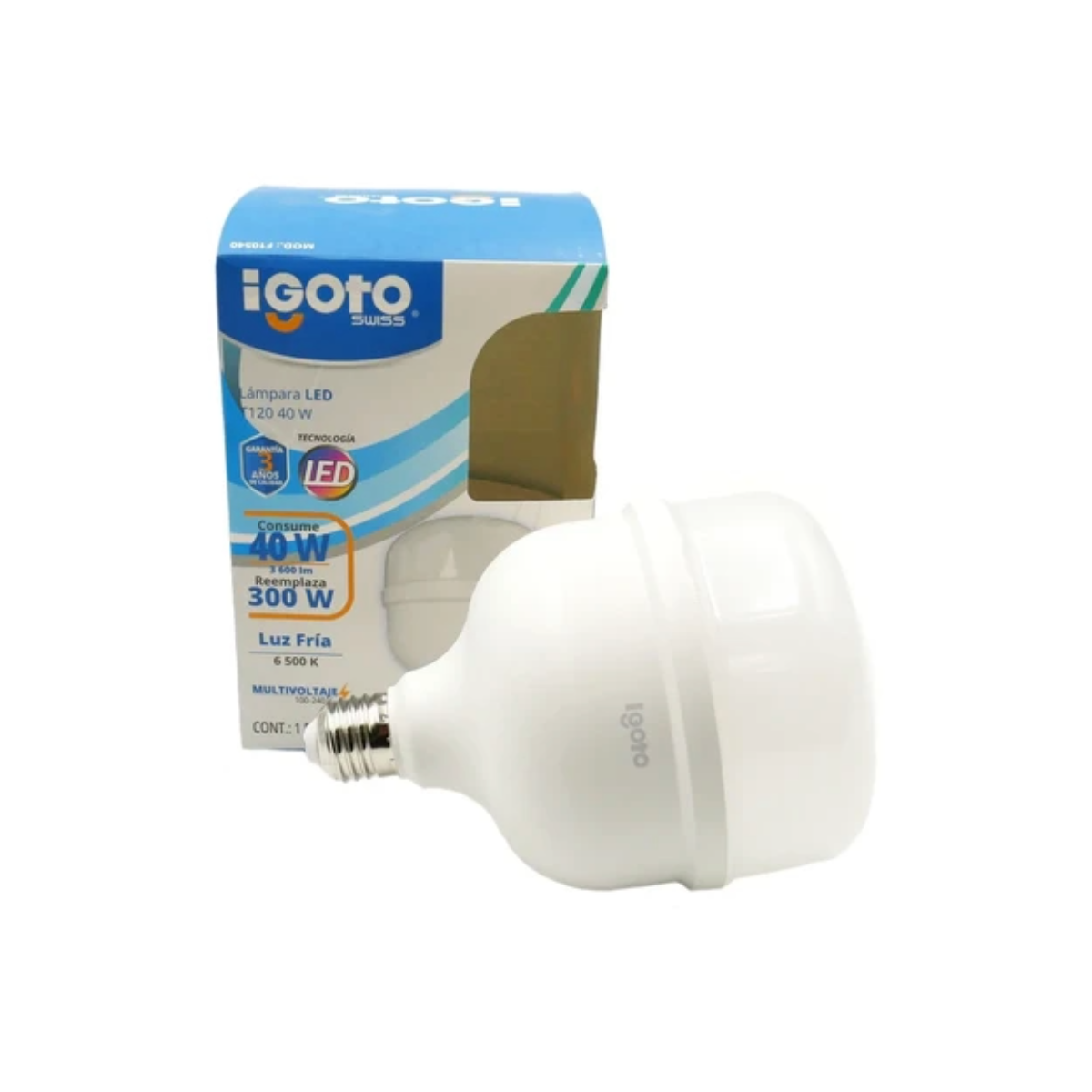 FOCO F10540 LED 40W T120 ALTA POTENCIA