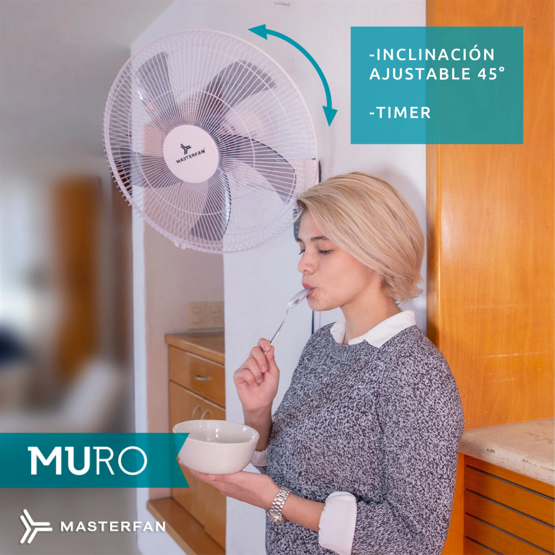 Ventilador De Pared 18 Control Remoto Muro