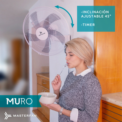 Ventilador De Pared 18 Control Remoto Muro