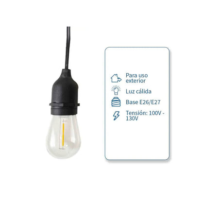 Luminario Led Guirnalda Iusa 619553