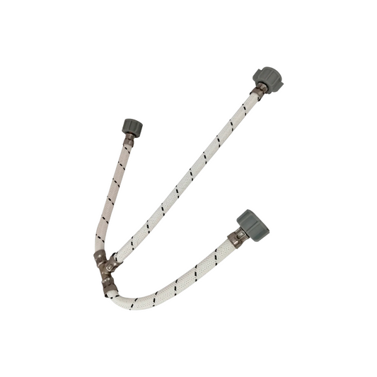 Manguera Flexible En T Para Lavabo De Vinilo Blanco VLB-T20